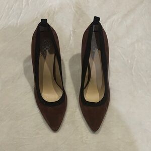 Vince Camuto Brown and Black Heels